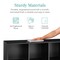 Best Choice Products 6-Cube Bookshelf, 11in Display Storage System, Organizer w/ Removable Back Panels